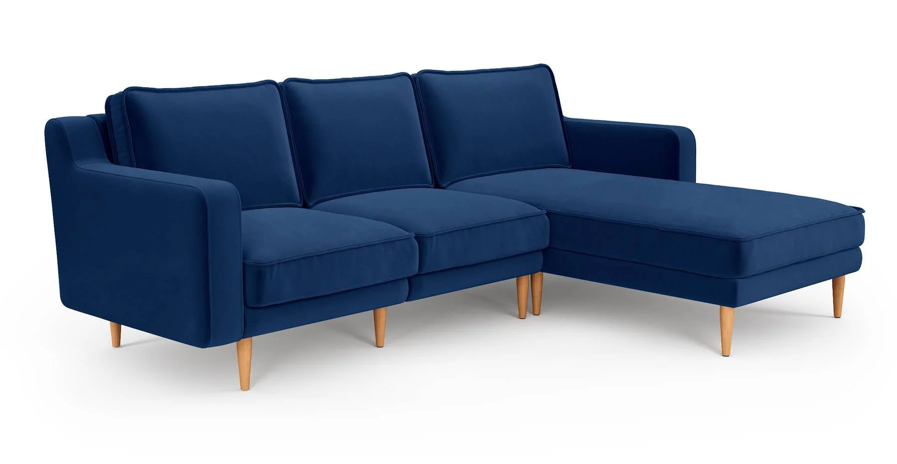 Klem Slim 240 x 171 Köşe Ahşap Ayak - Kadife - Image 9