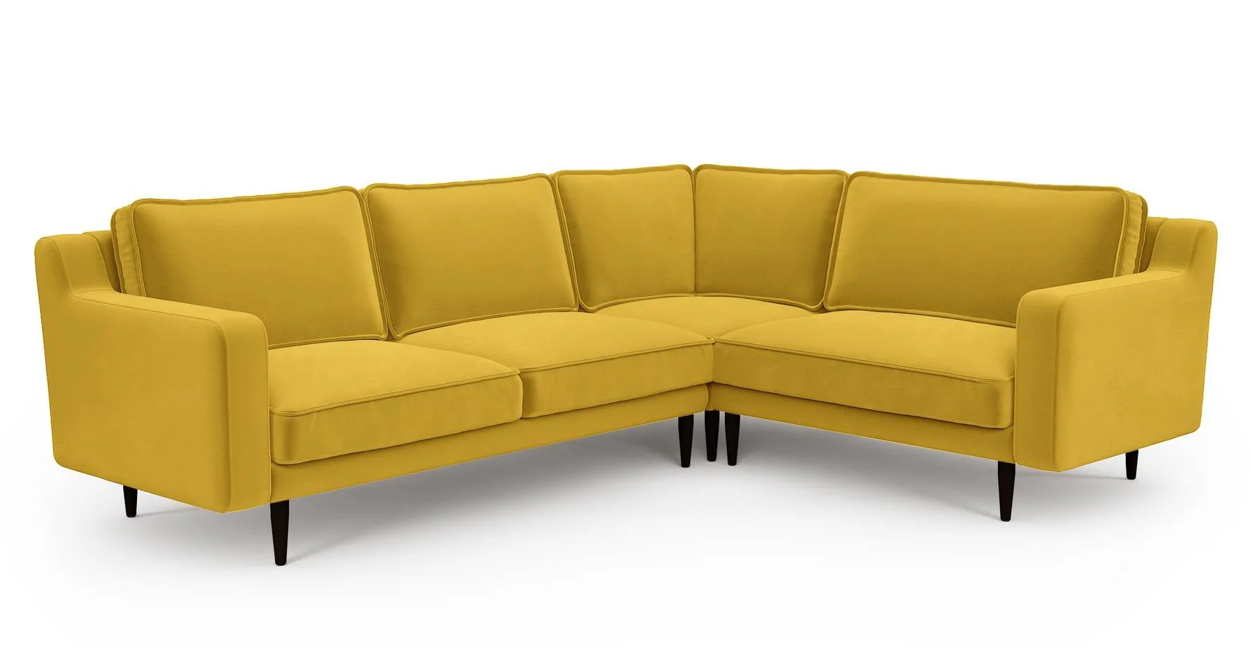Klem Slim 257 x 203 Köşe Ahşap Ayak - Kadife - Image 13