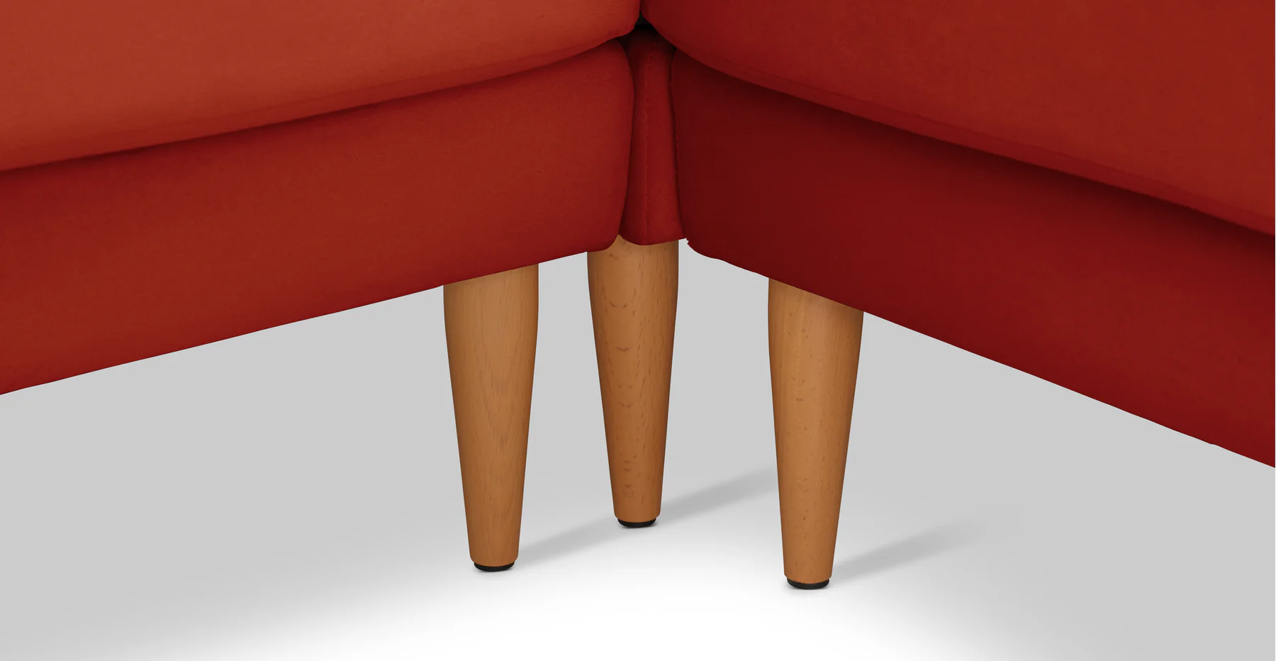 Klem Slim 257 x 203 Köşe Ahşap Ayak - Kadife - Image 138