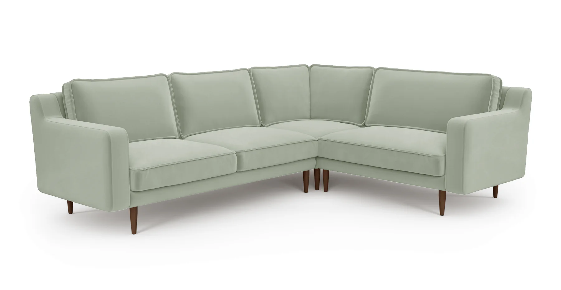 Klem Slim 257 x 203 Köşe Ahşap Ayak - Kadife - Image 16