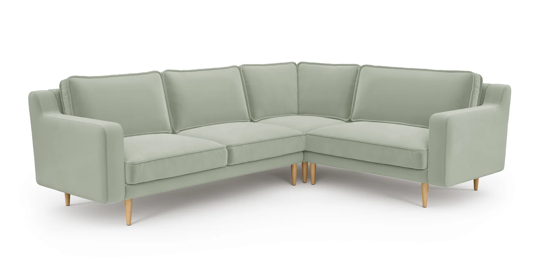 Klem Slim 257 x 203 Köşe Ahşap Ayak - Kadife - Image 17