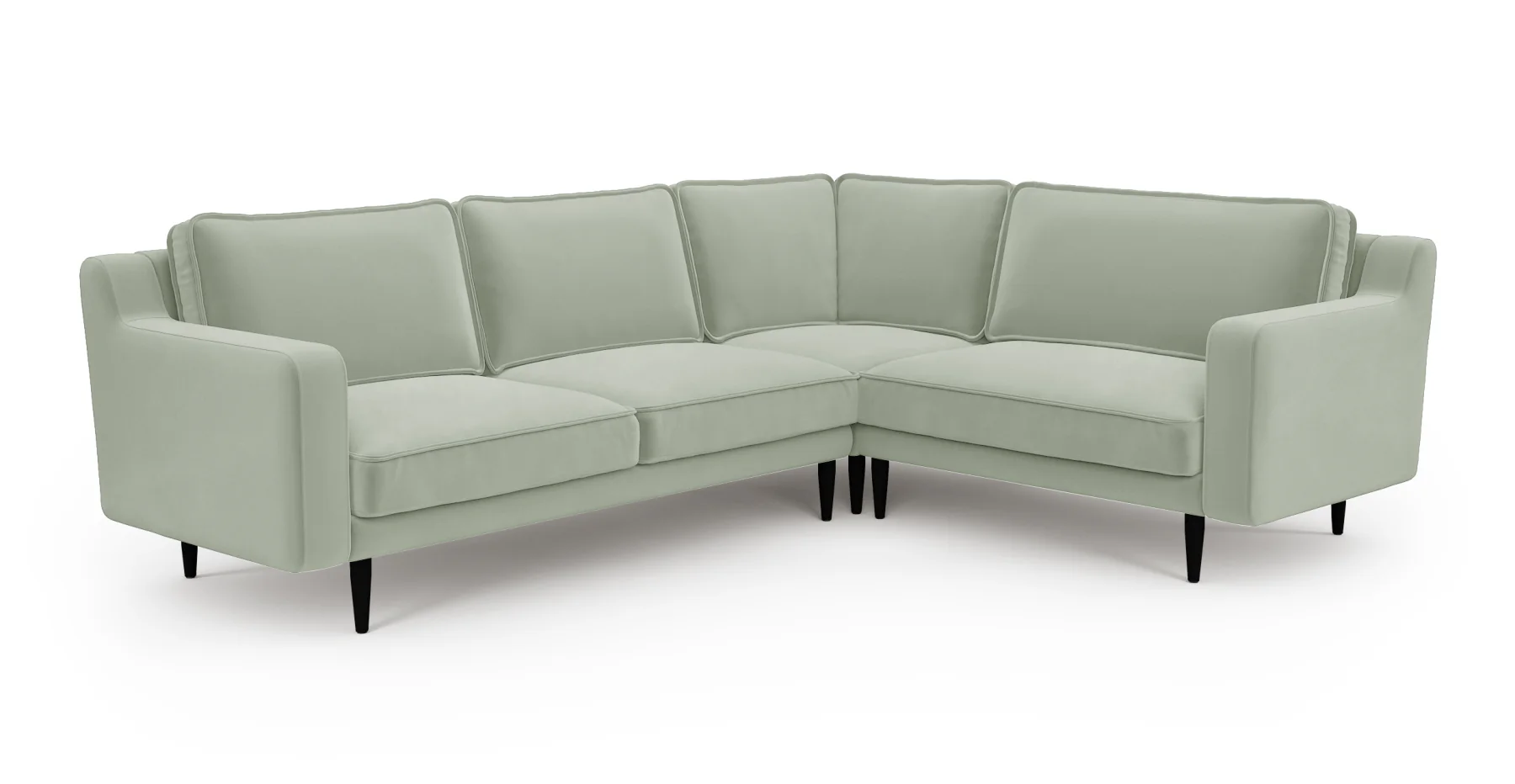 Klem Slim 257 x 203 Köşe Ahşap Ayak - Kadife - Image 18
