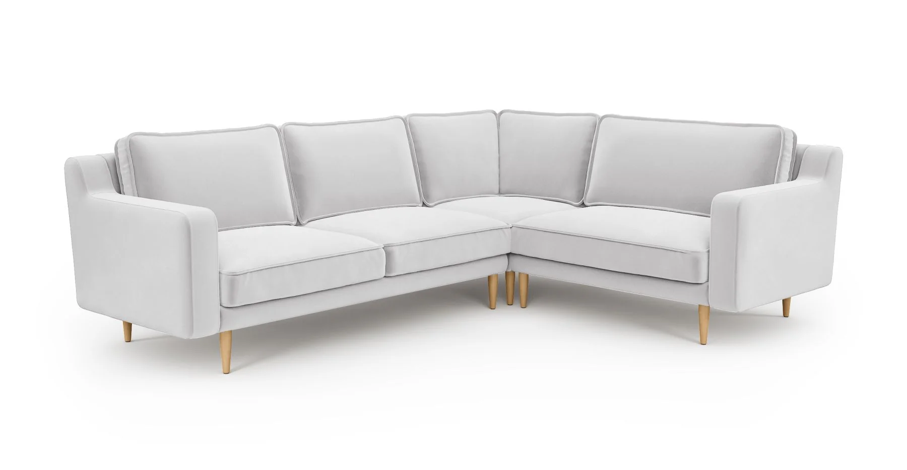 Klem Slim 257 x 203 Köşe Ahşap Ayak - Kadife - Image 20