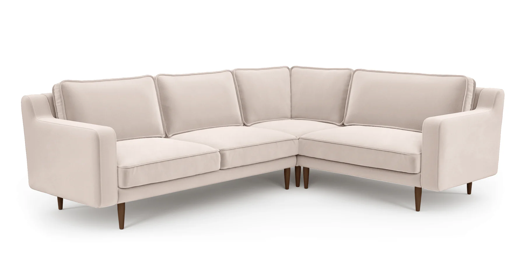 Klem Slim 257 x 203 Köşe Ahşap Ayak - Kadife - Image 30