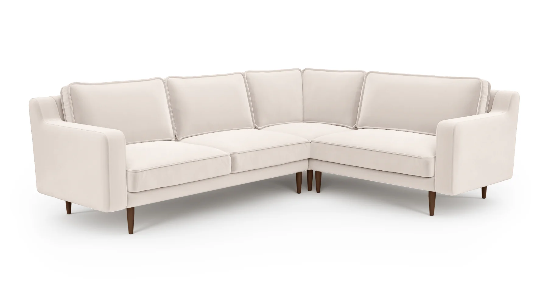 Klem Slim 257 x 203 Köşe Ahşap Ayak - Kadife - Image 34