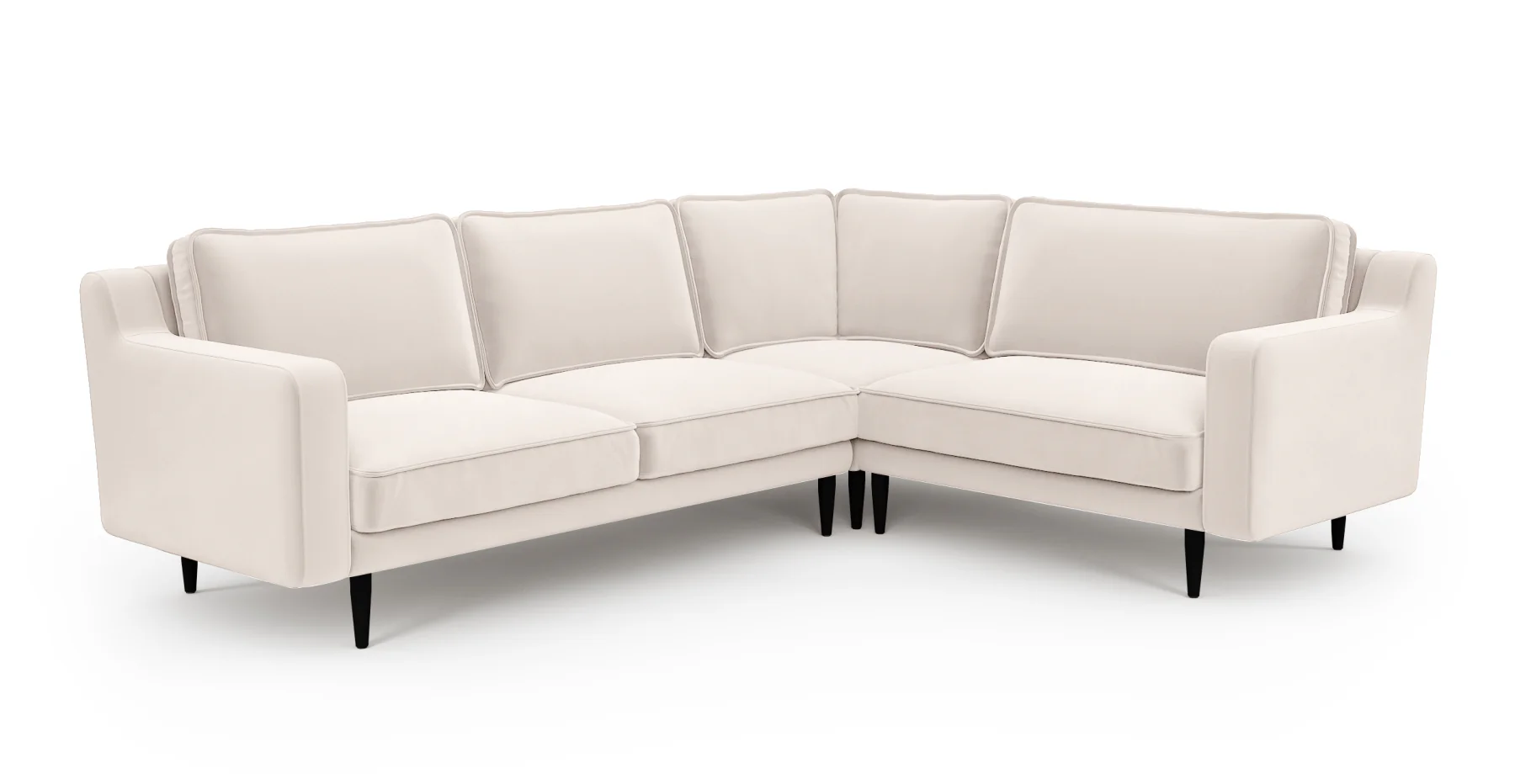 Klem Slim 257 x 203 Köşe Ahşap Ayak - Kadife - Image 36
