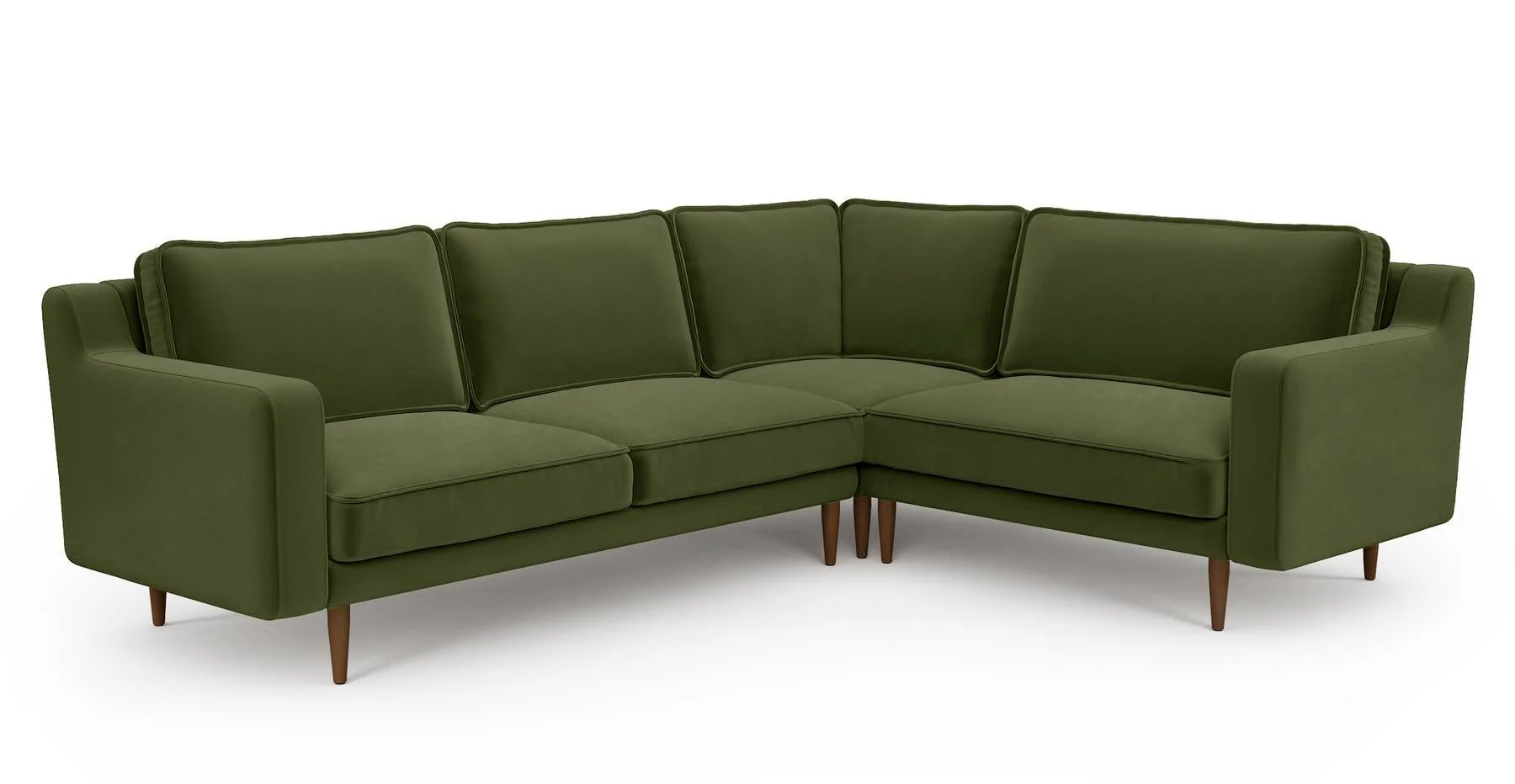 Klem Slim 257 x 203 Köşe Ahşap Ayak - Kadife - Image 8