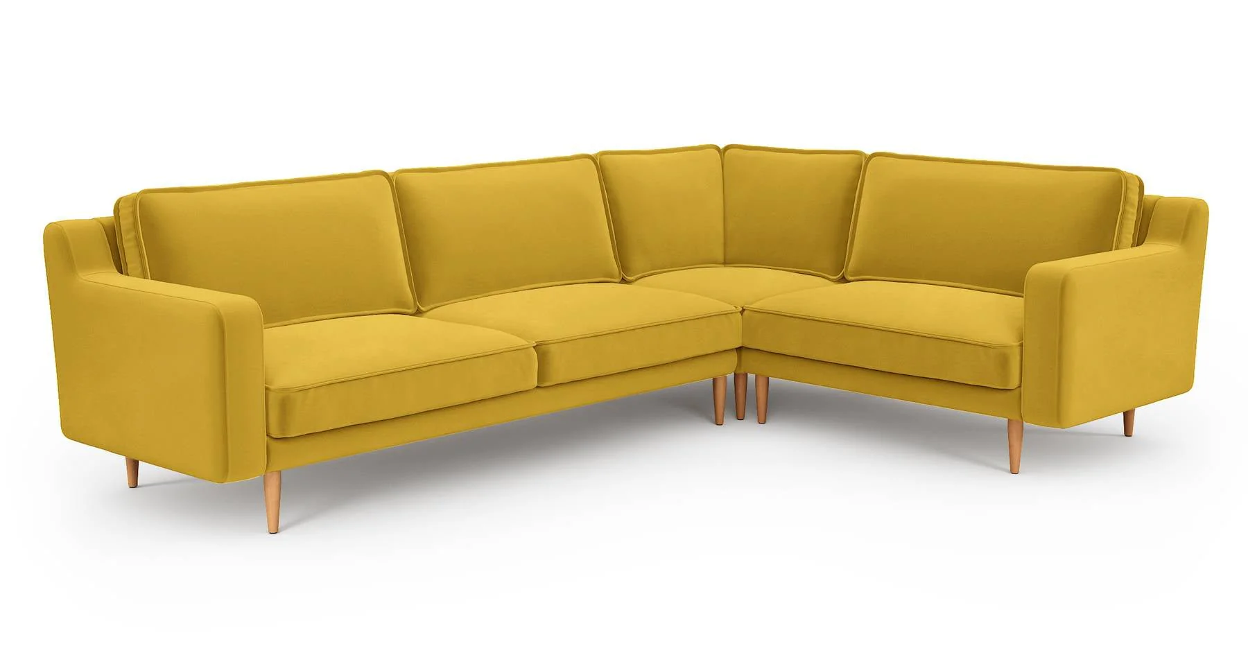 Klem Slim 283 x 203 Köşe Ahşap Ayak - Kadife - Image 10