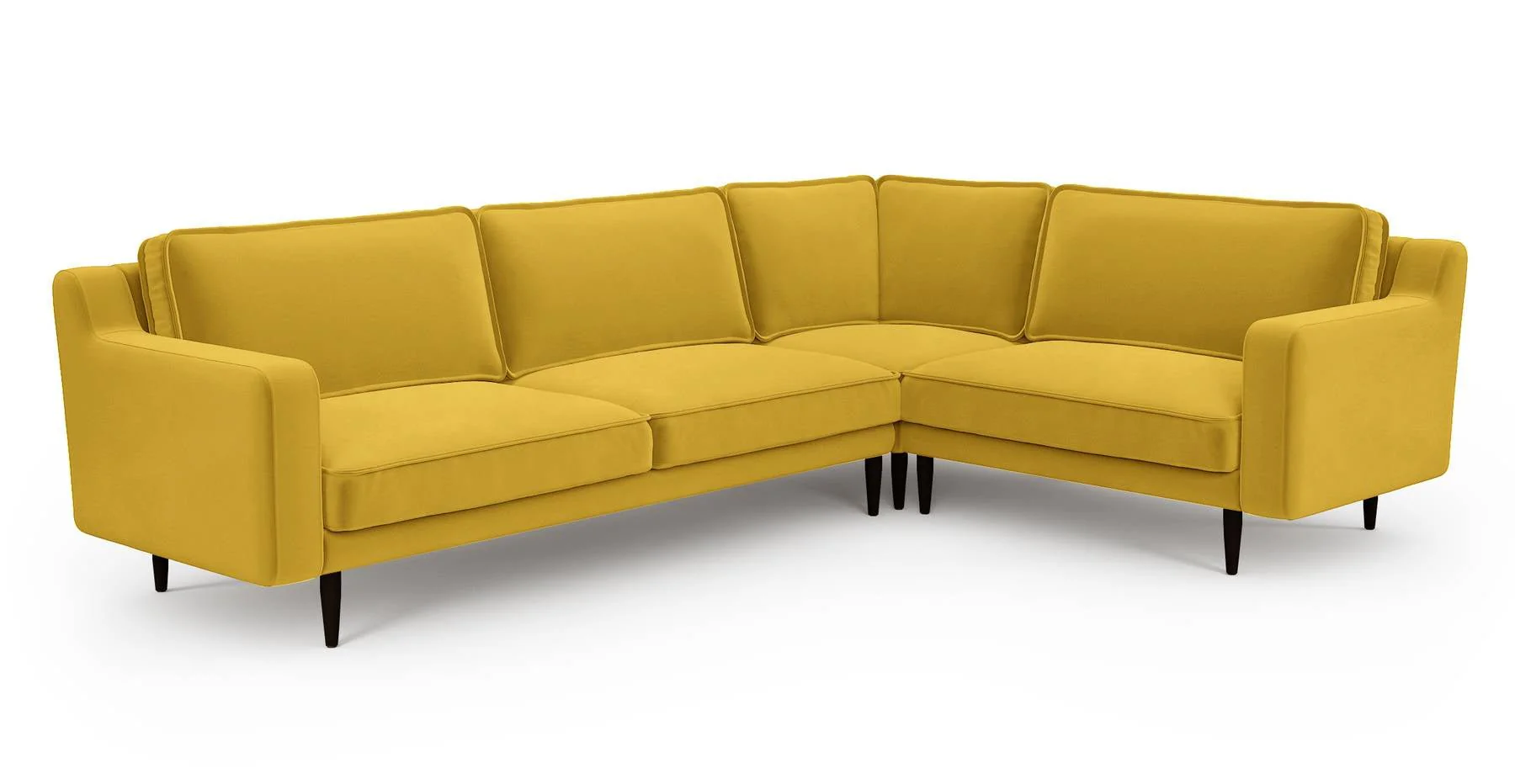 Klem Slim 283 x 203 Köşe Ahşap Ayak - Kadife - Image 11