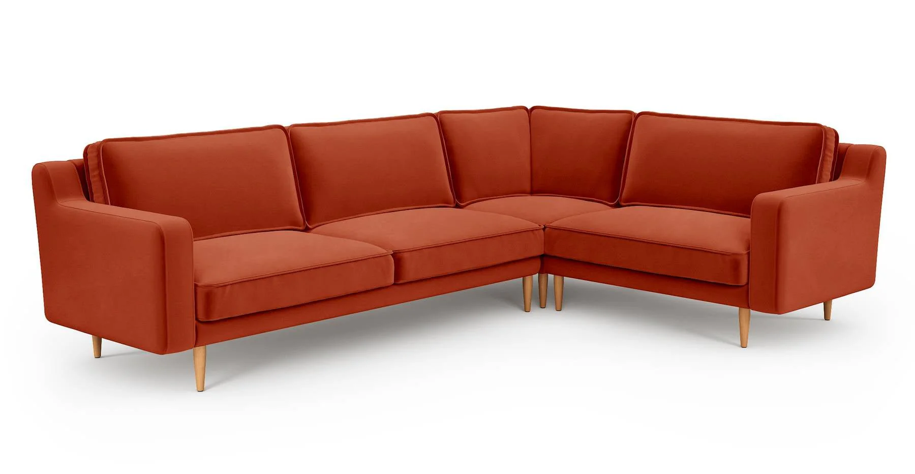 Klem Slim 283 x 203 Köşe Ahşap Ayak - Kadife - Image 13