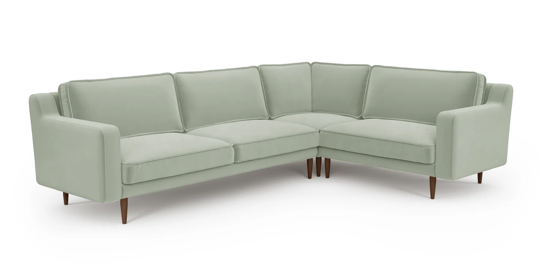 Klem Slim 283 x 203 Köşe Ahşap Ayak - Kadife - Image 16