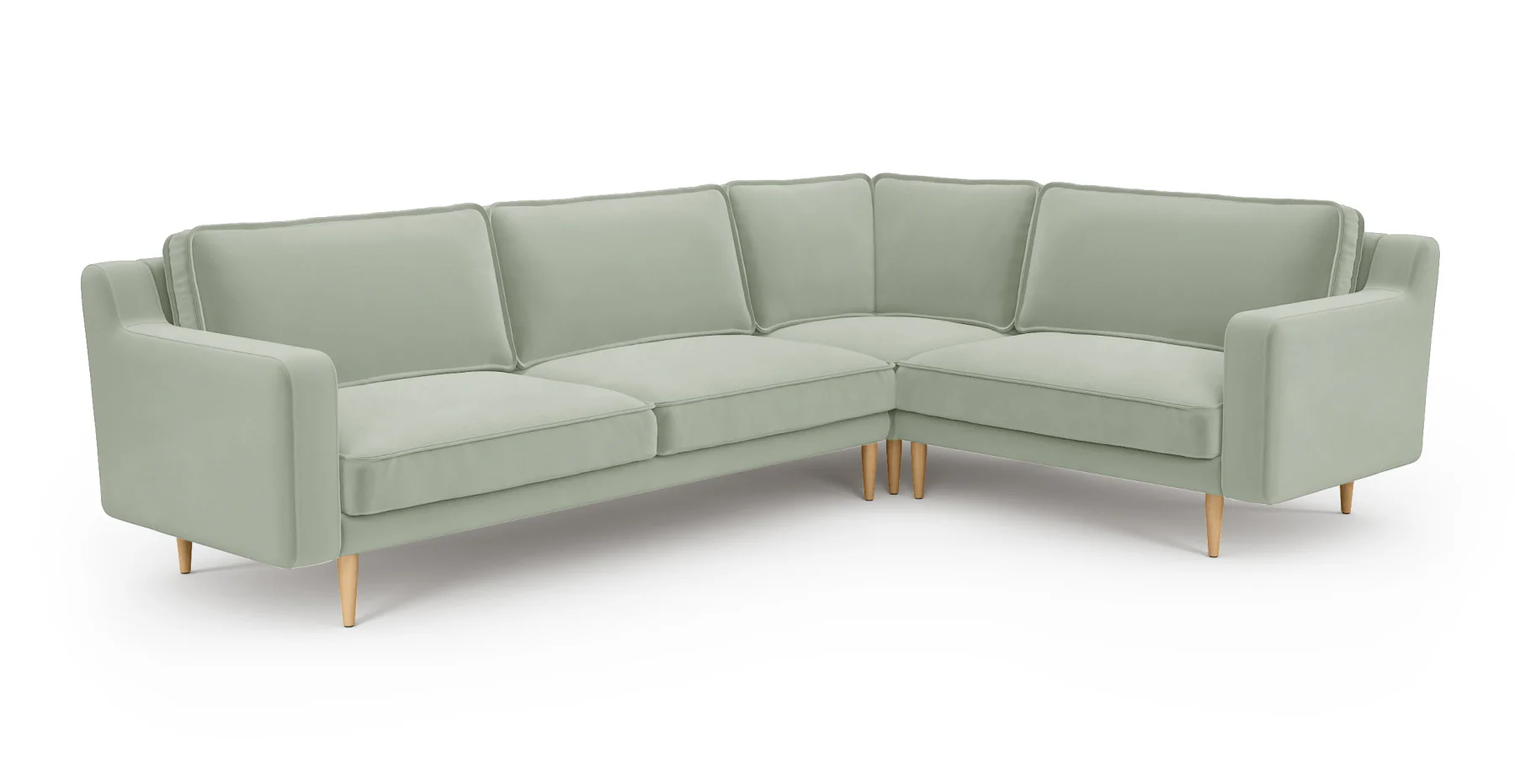 Klem Slim 283 x 203 Köşe Ahşap Ayak - Kadife - Image 17