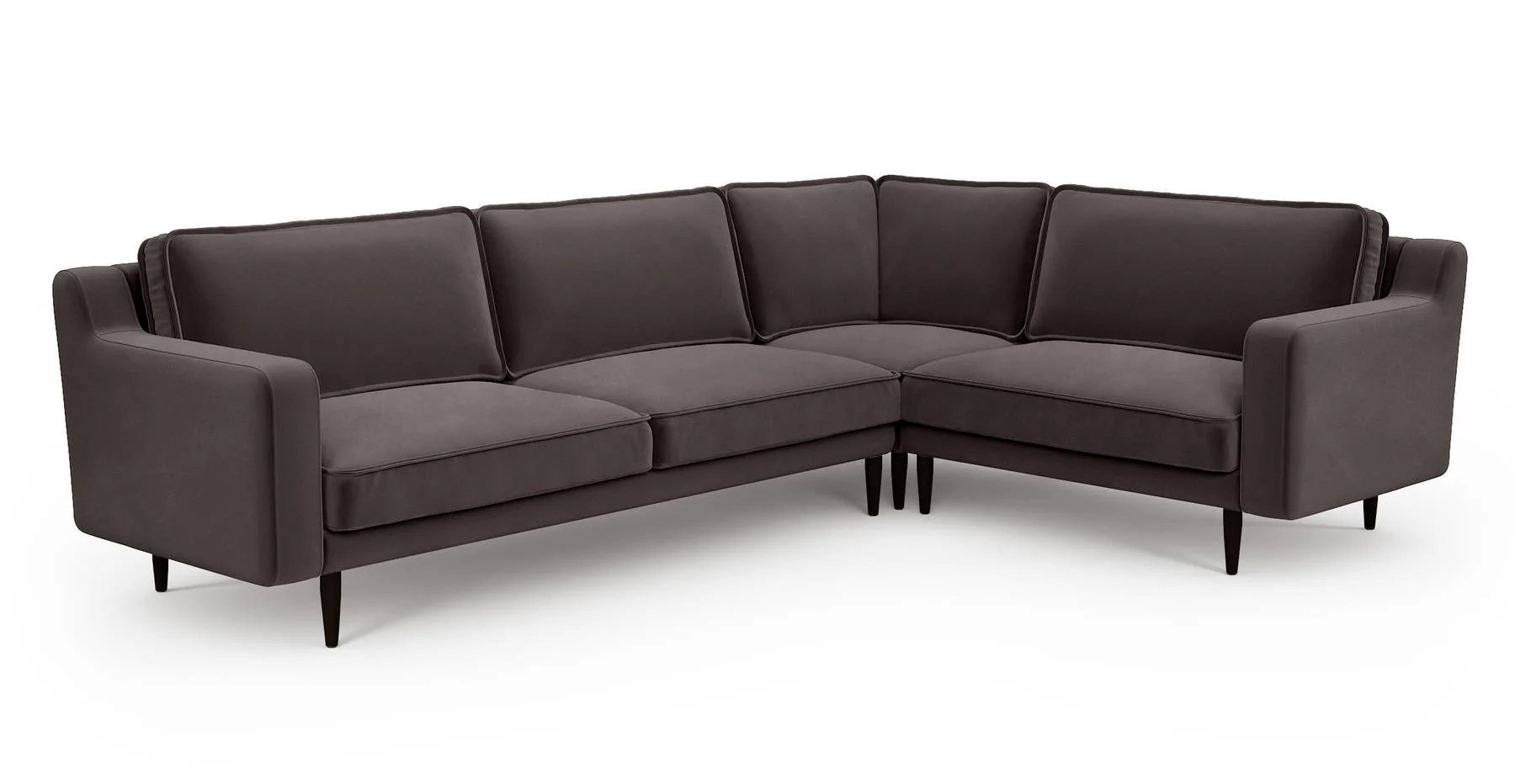Klem Slim 283 x 203 Köşe Ahşap Ayak - Kadife - Image 3
