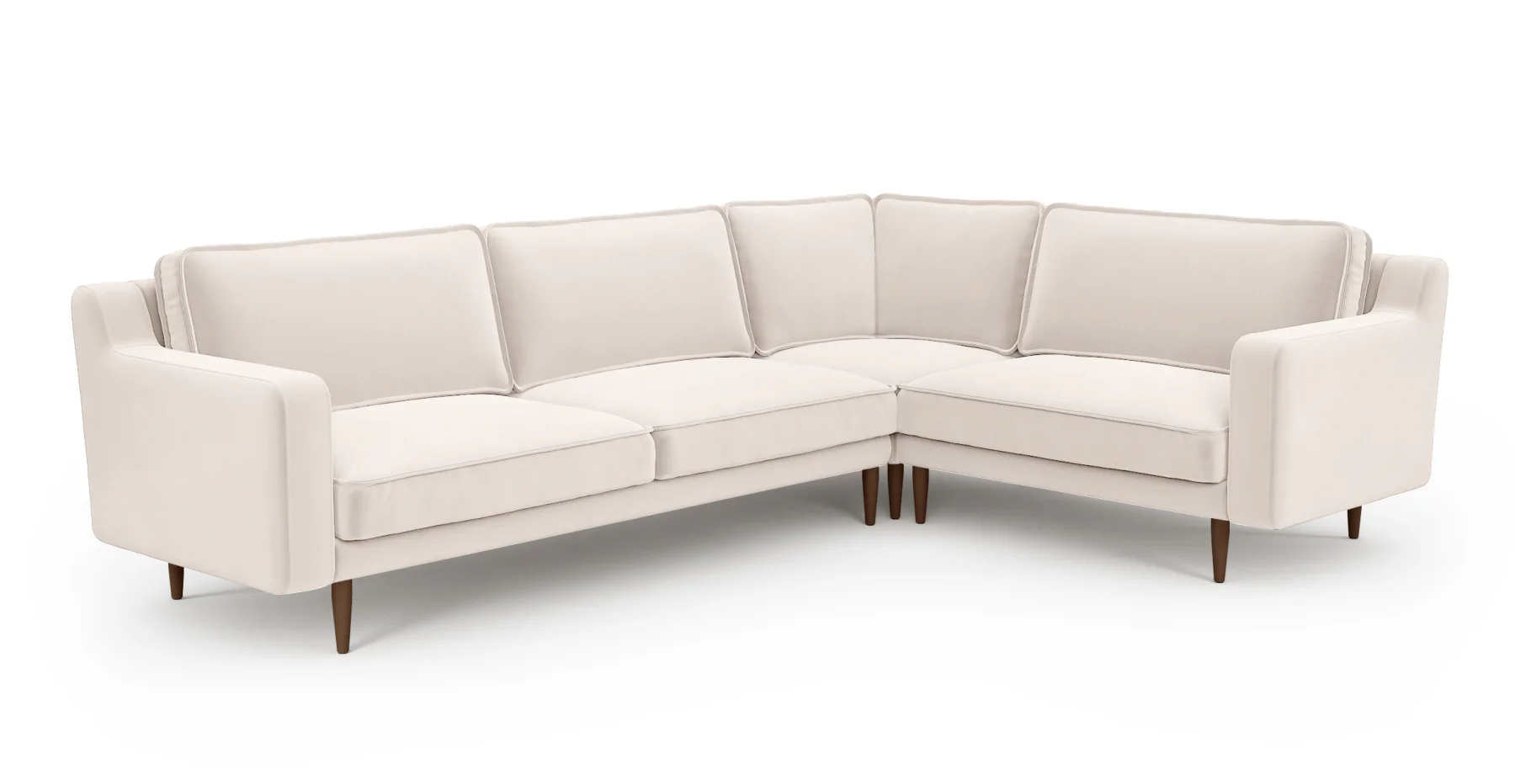 Klem Slim 283 x 203 Köşe Ahşap Ayak - Kadife - Image 34