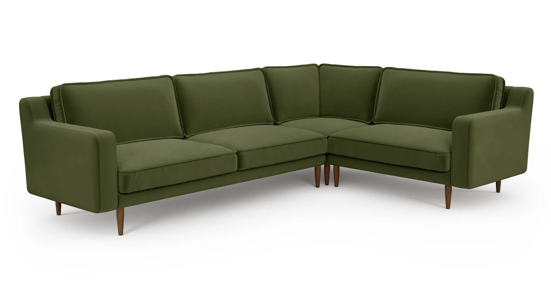 Klem Slim 283 x 203 Köşe Ahşap Ayak - Kadife - Image 6
