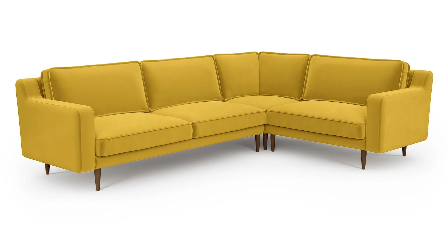 Klem Slim 283 x 203 Köşe Ahşap Ayak - Kadife - Image 9