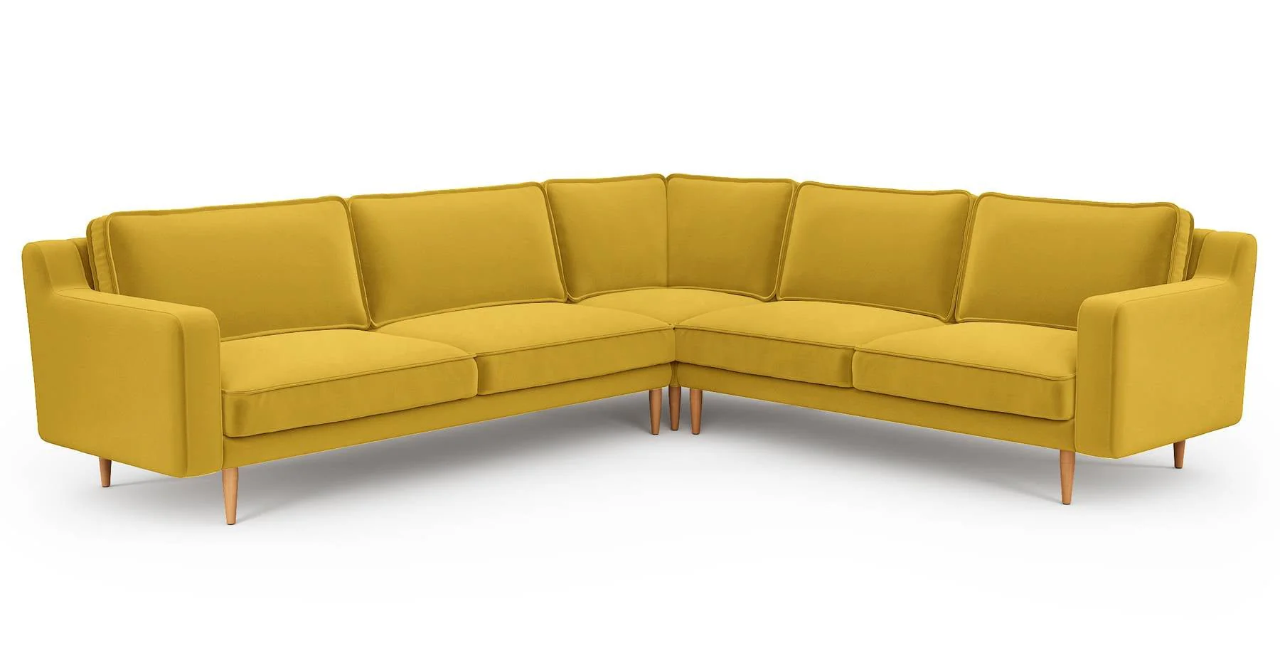 Klem Slim 283 x 257 Köşe Ahşap Ayak - Kadife - Image 10
