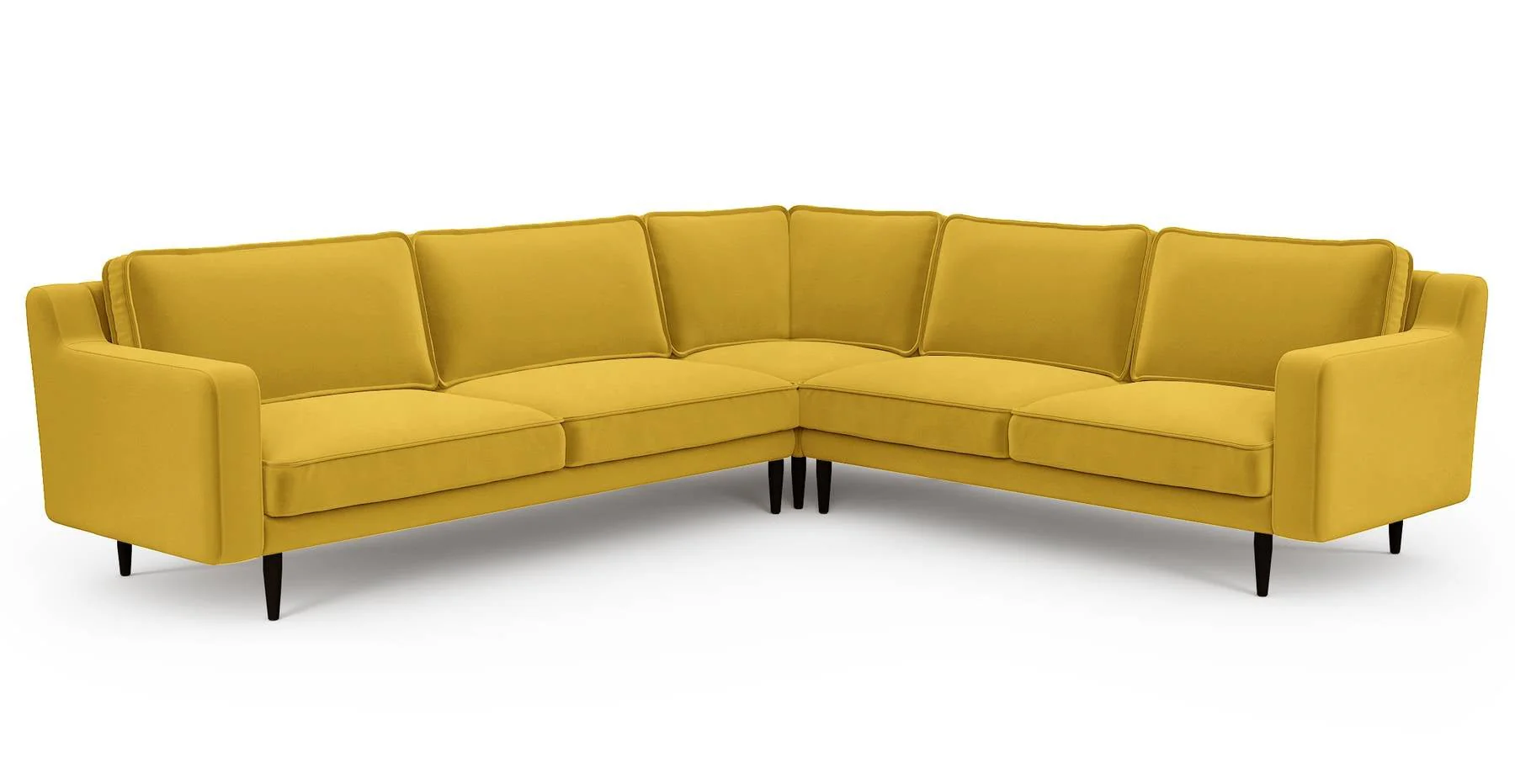 Klem Slim 283 x 257 Köşe Ahşap Ayak - Kadife - Image 11