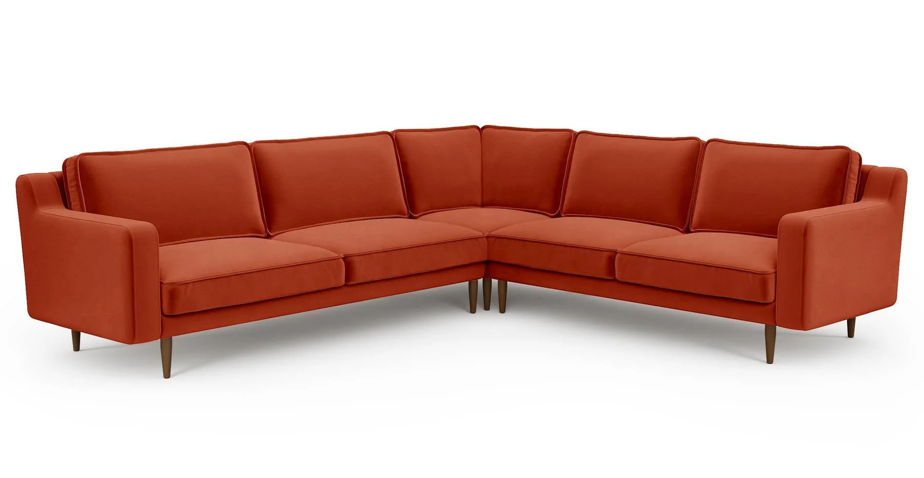 Klem Slim 283 x 257 Köşe Ahşap Ayak - Kadife - Image 12