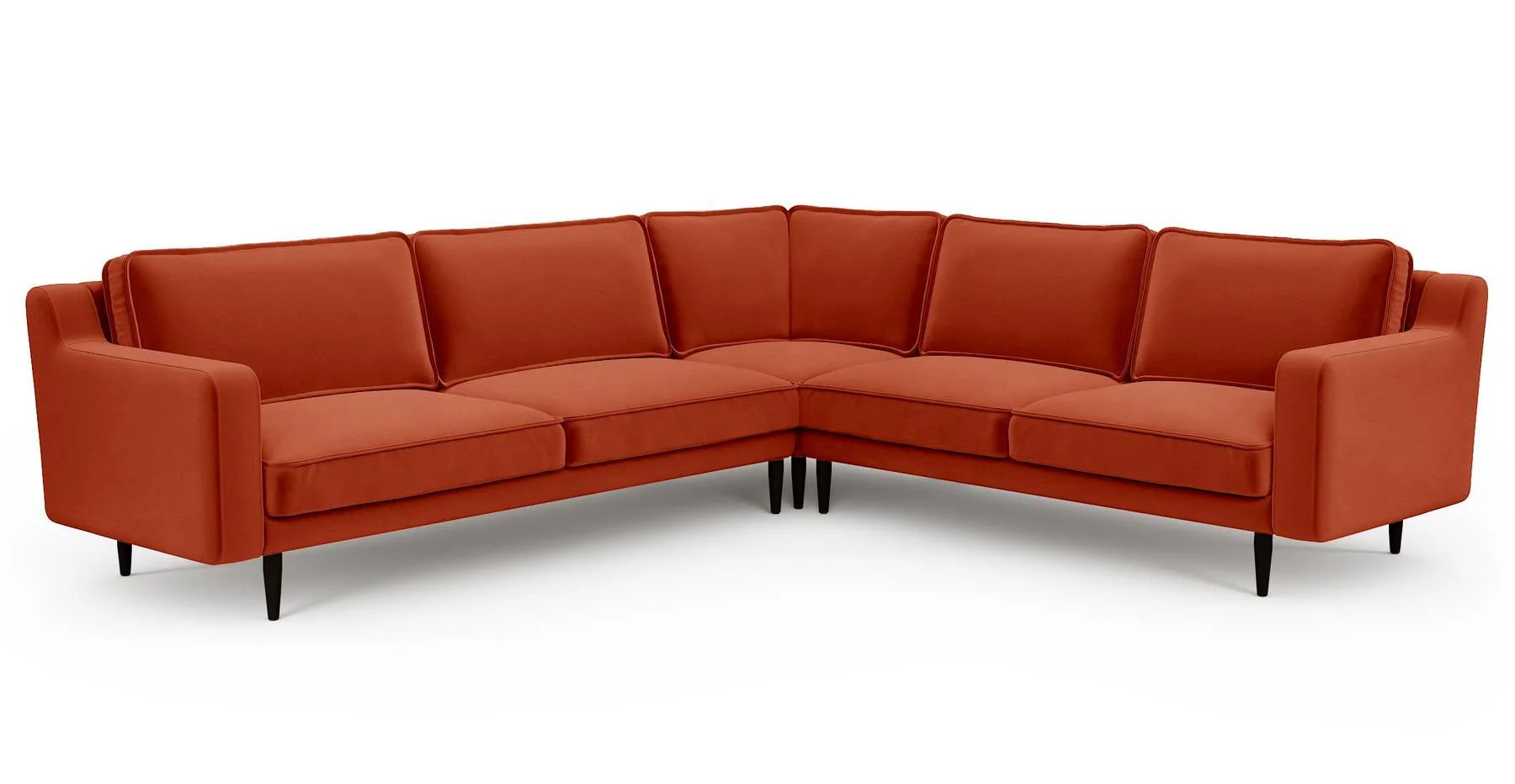 Klem Slim 283 x 257 Köşe Ahşap Ayak - Kadife - Image 14