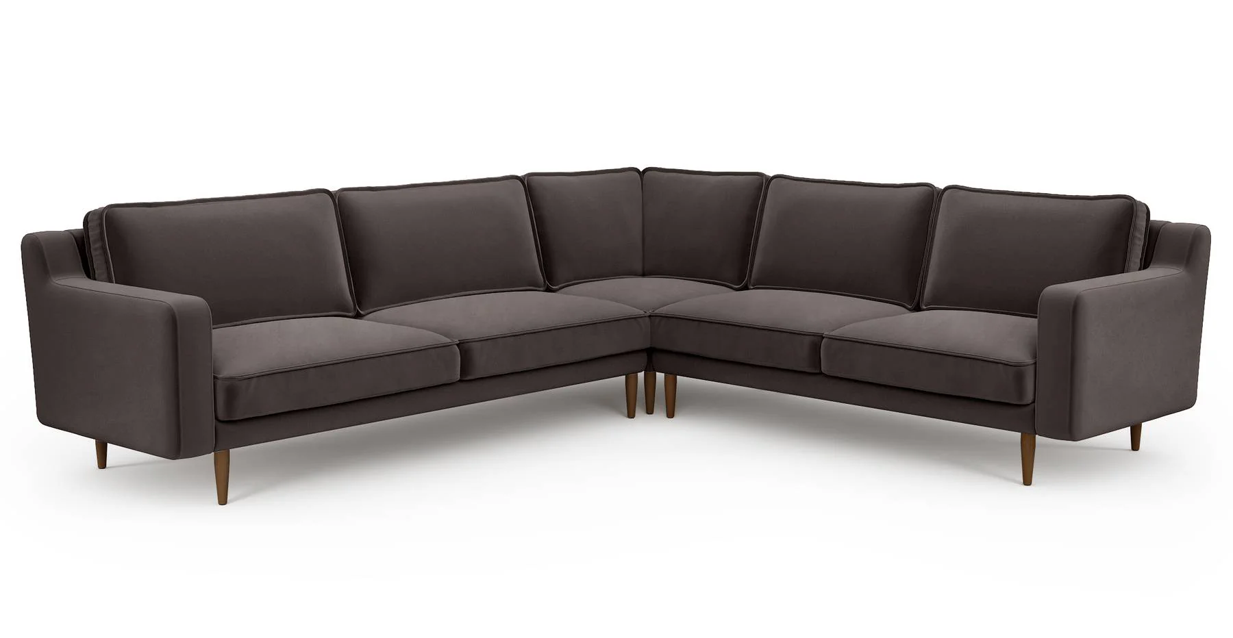 Klem Slim 283 x 257 Köşe Ahşap Ayak - Kadife - Image 15