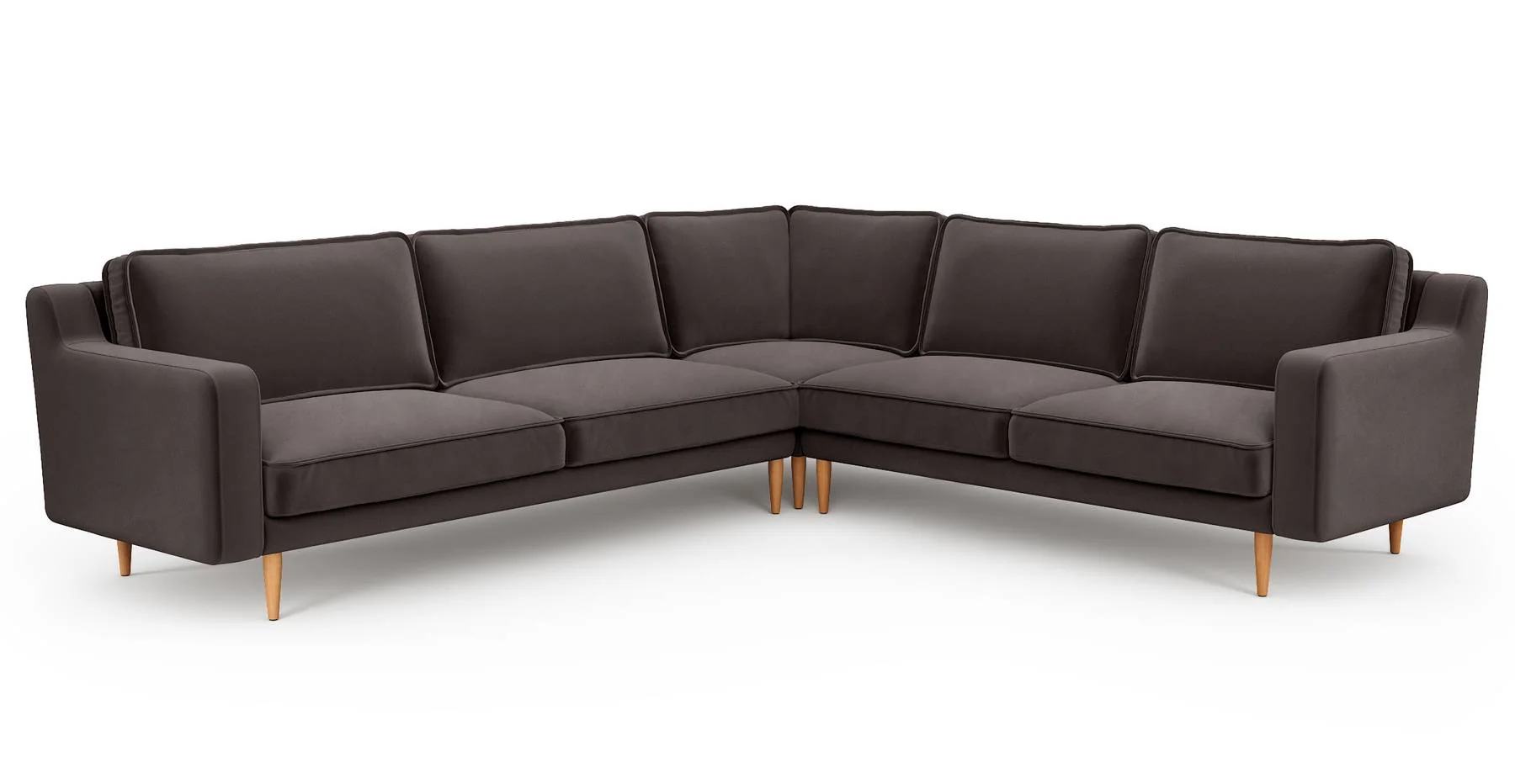 Klem Slim 283 x 257 Köşe Ahşap Ayak - Kadife - Image 16