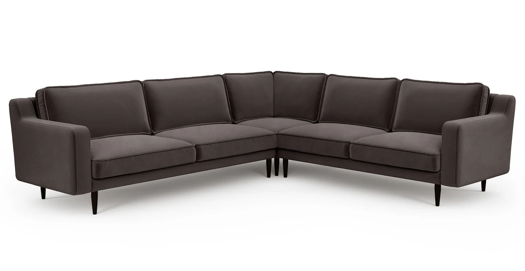 Klem Slim 283 x 257 Köşe Ahşap Ayak - Kadife - Image 17