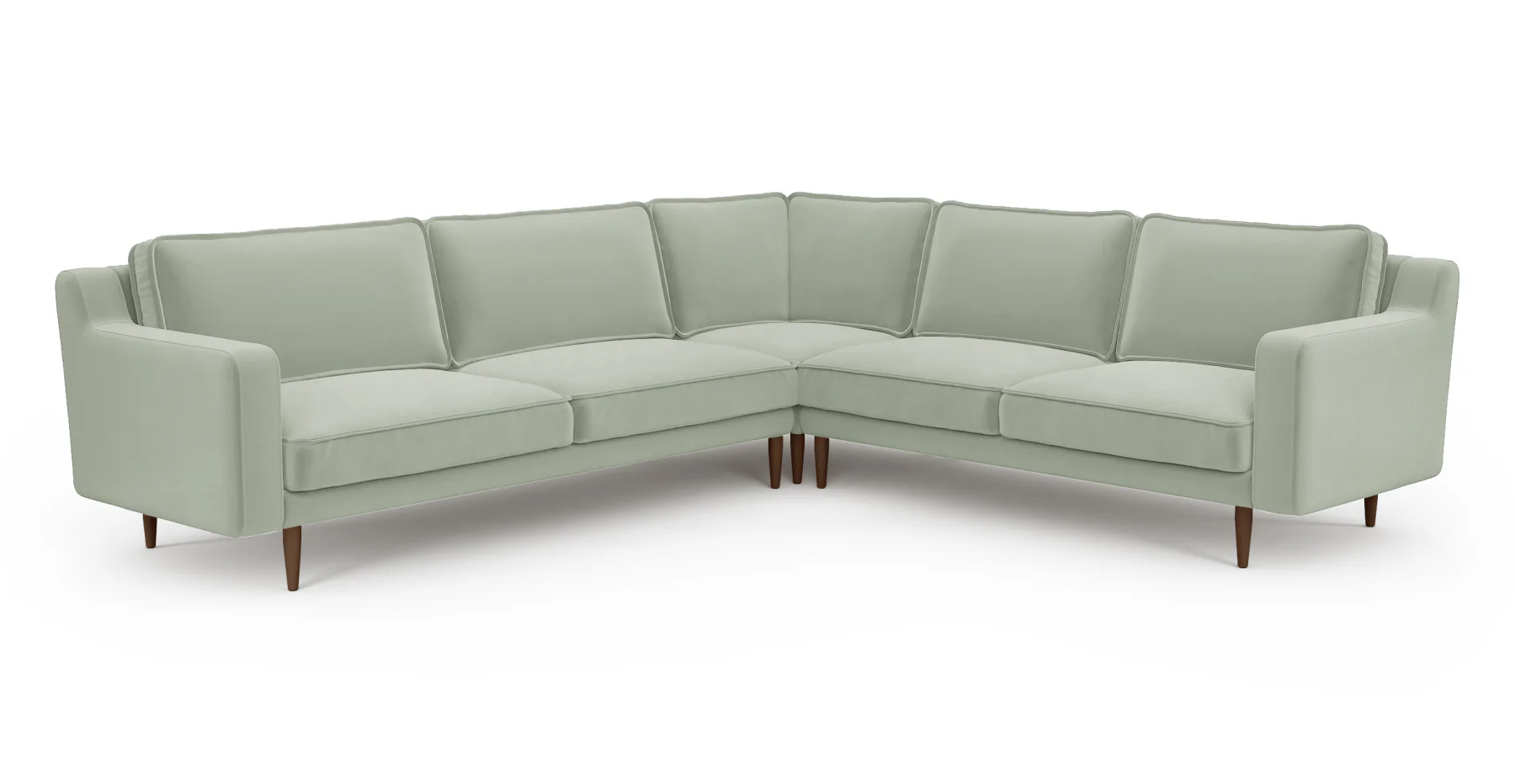 Klem Slim 283 x 257 Köşe Ahşap Ayak - Kadife - Image 18