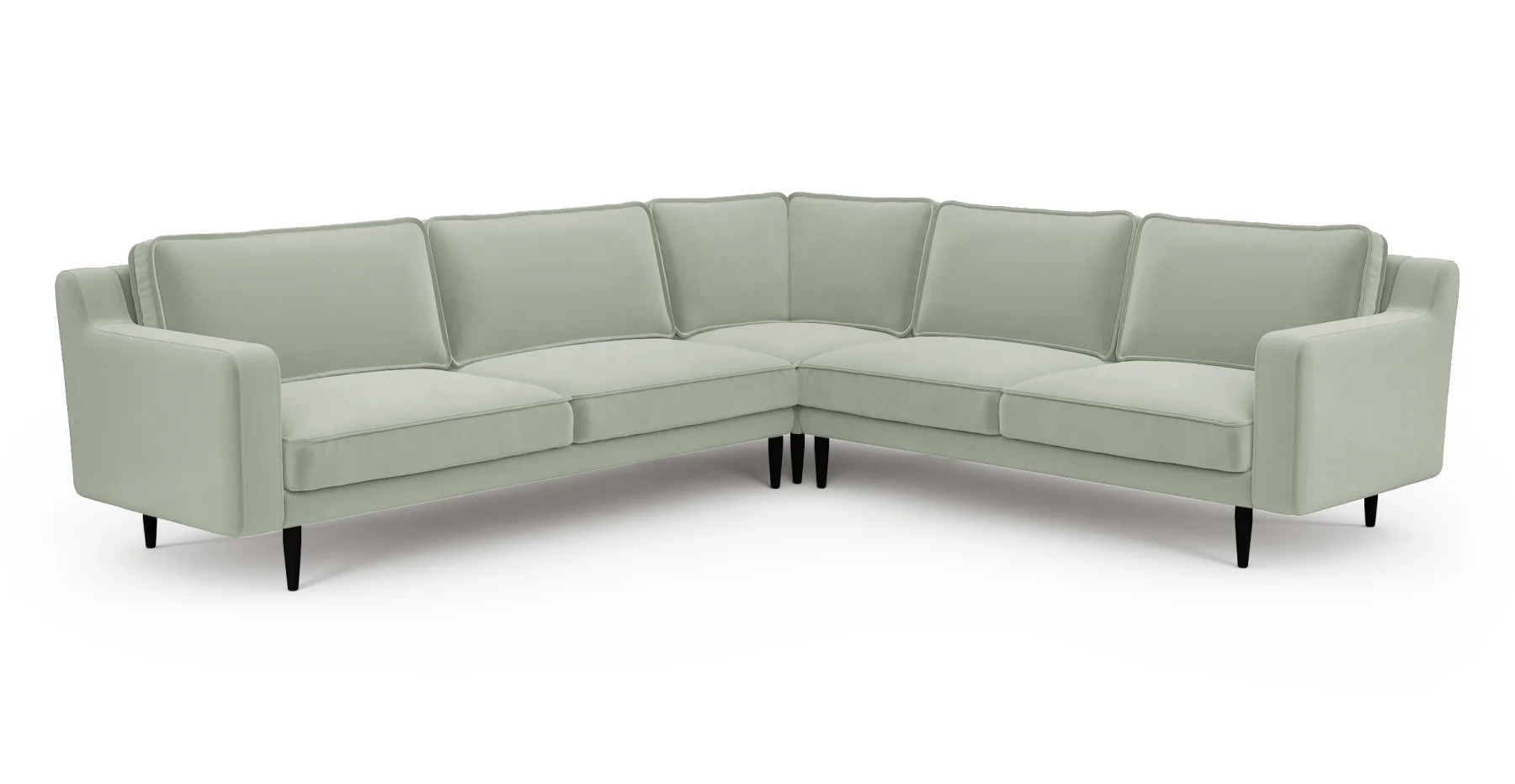 Klem Slim 283 x 257 Köşe Ahşap Ayak - Kadife - Image 20