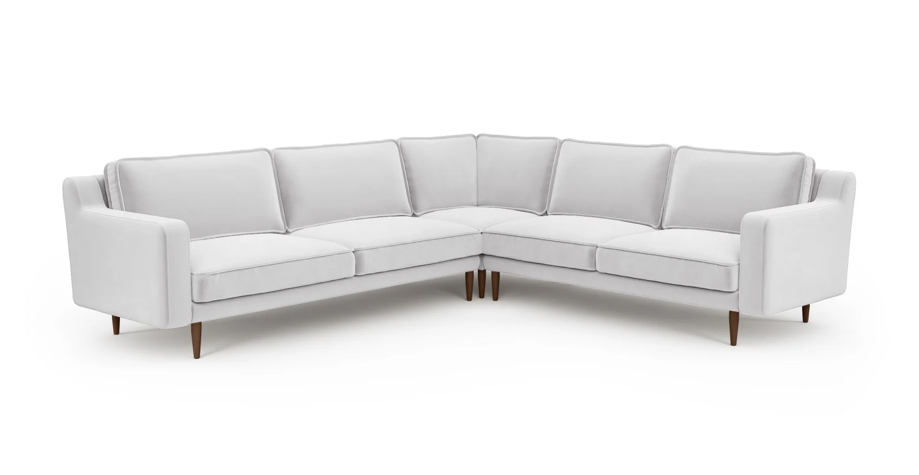 Klem Slim 283 x 257 Köşe Ahşap Ayak - Kadife - Image 21