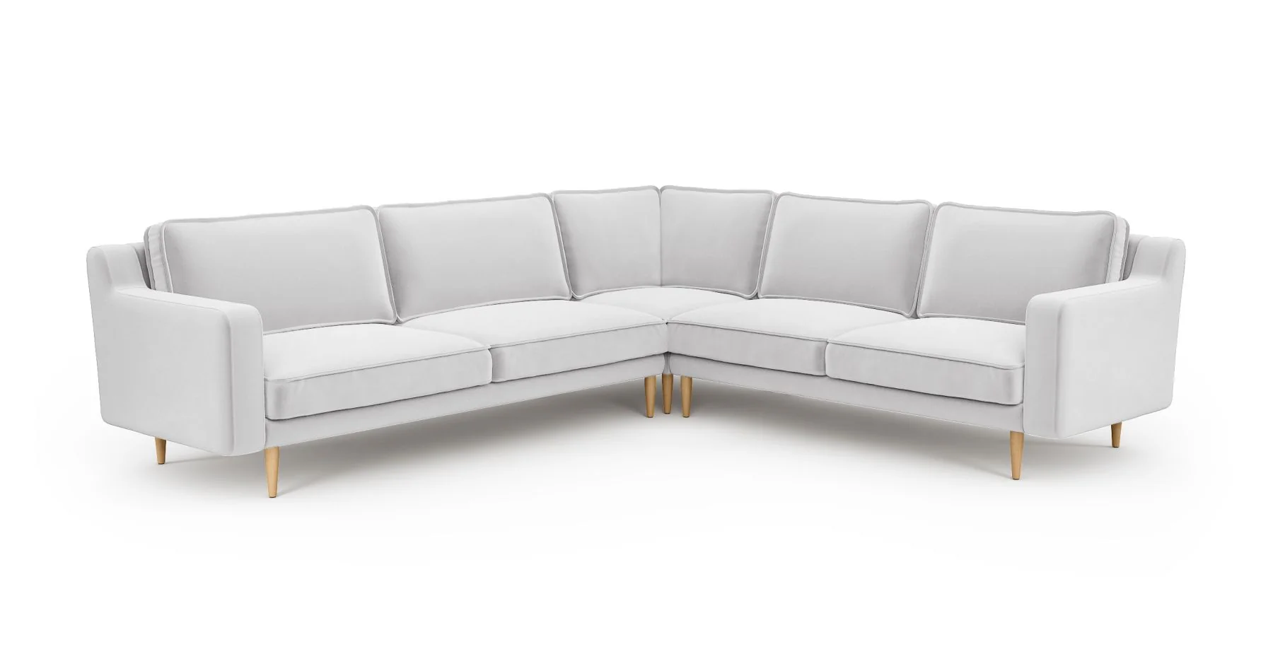 Klem Slim 283 x 257 Köşe Ahşap Ayak - Kadife - Image 22
