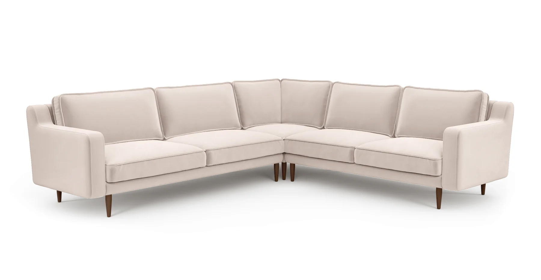 Klem Slim 283 x 257 Köşe Ahşap Ayak - Kadife - Image 32