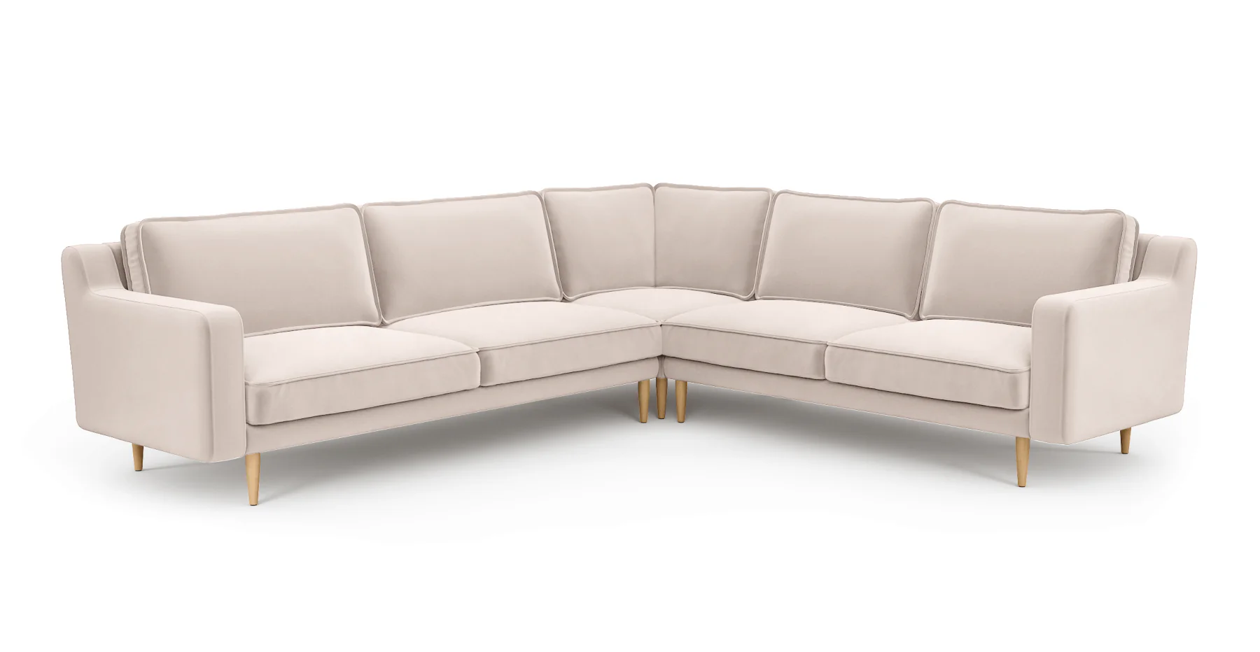 Klem Slim 283 x 257 Köşe Ahşap Ayak - Kadife - Image 33