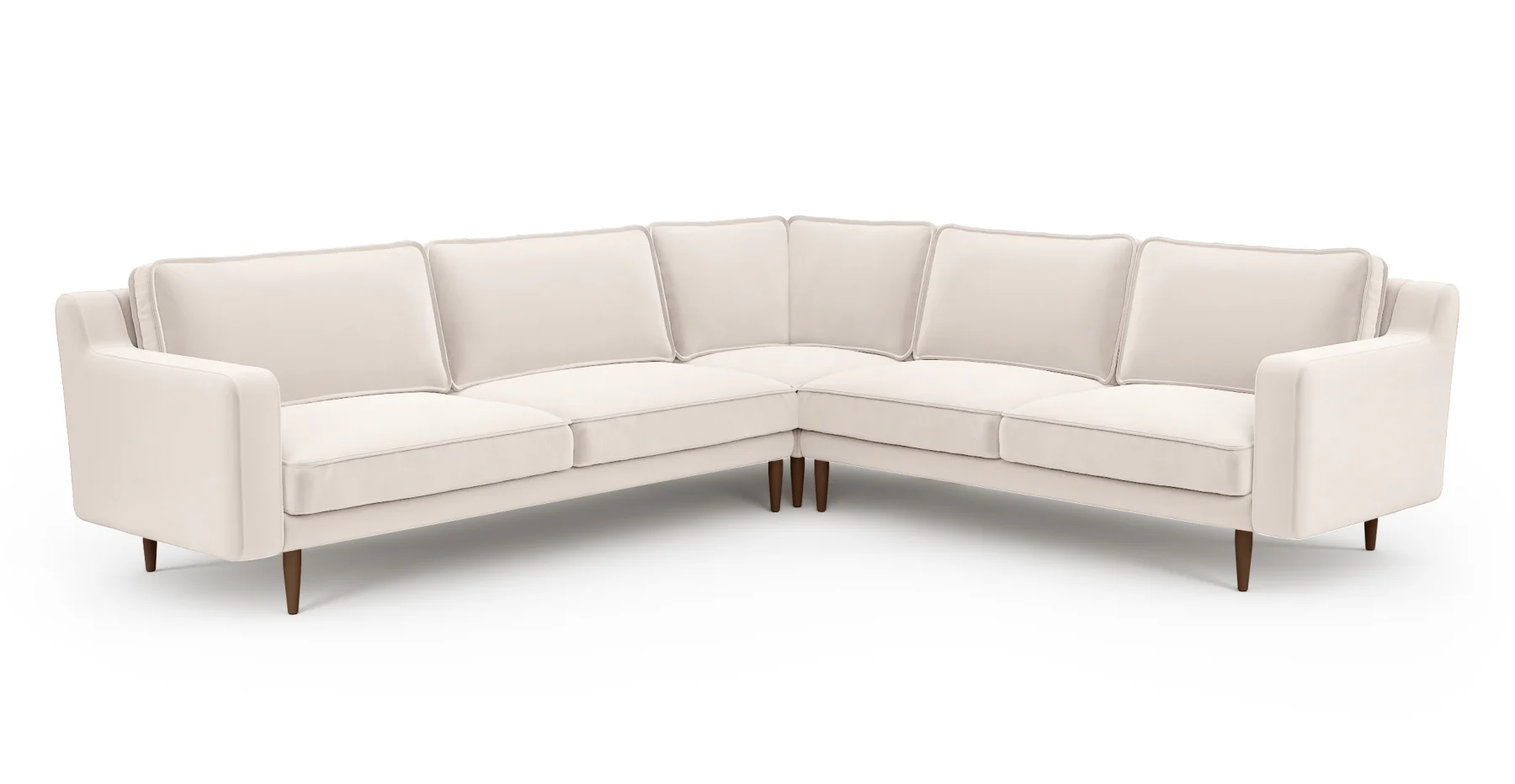 Klem Slim 283 x 257 Köşe Ahşap Ayak - Kadife - Image 36