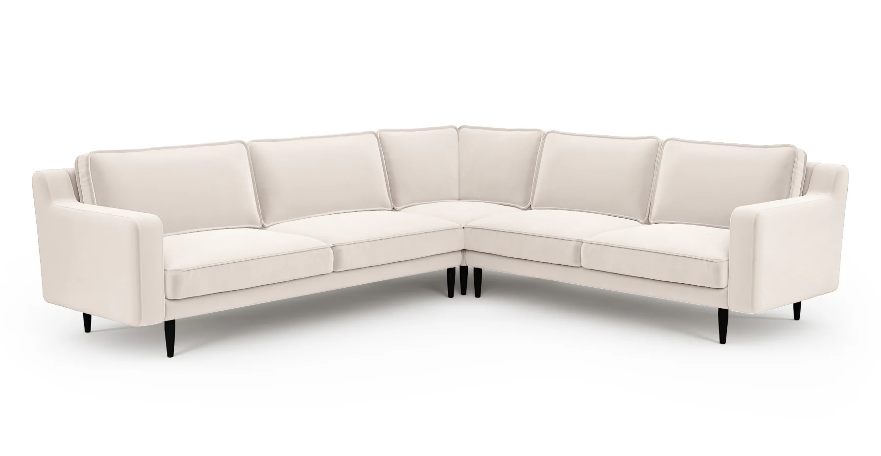 Klem Slim 283 x 257 Köşe Ahşap Ayak - Kadife - Image 37