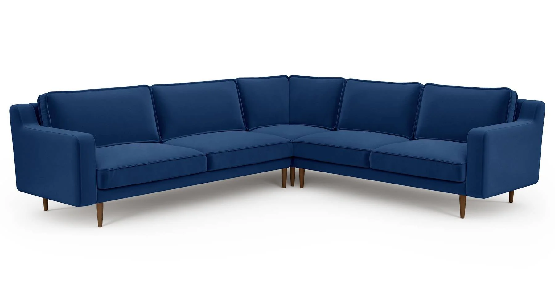Klem Slim 283 x 257 Köşe Ahşap Ayak - Kadife - Image 4