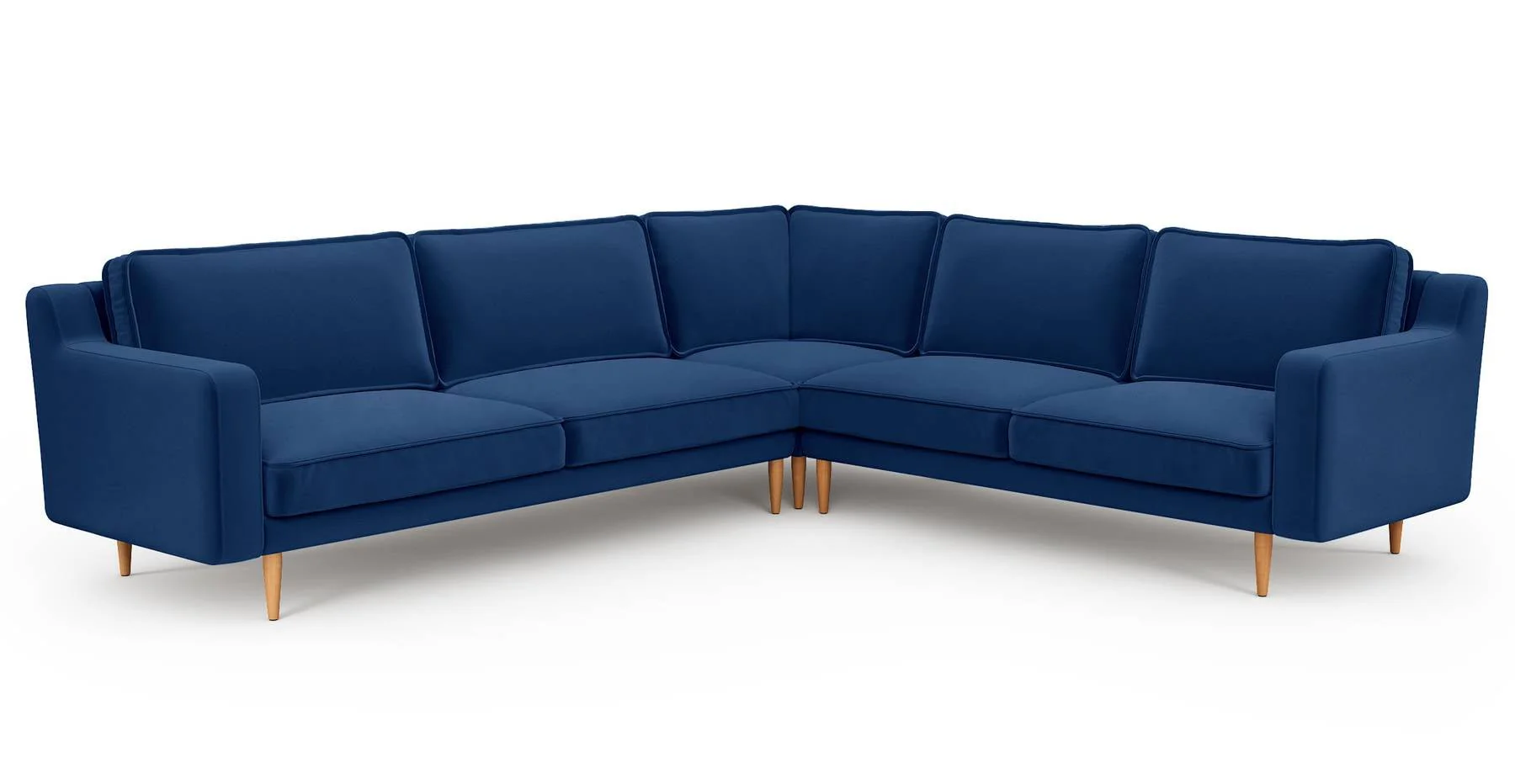 Klem Slim 283 x 257 Köşe Ahşap Ayak - Kadife - Image 5