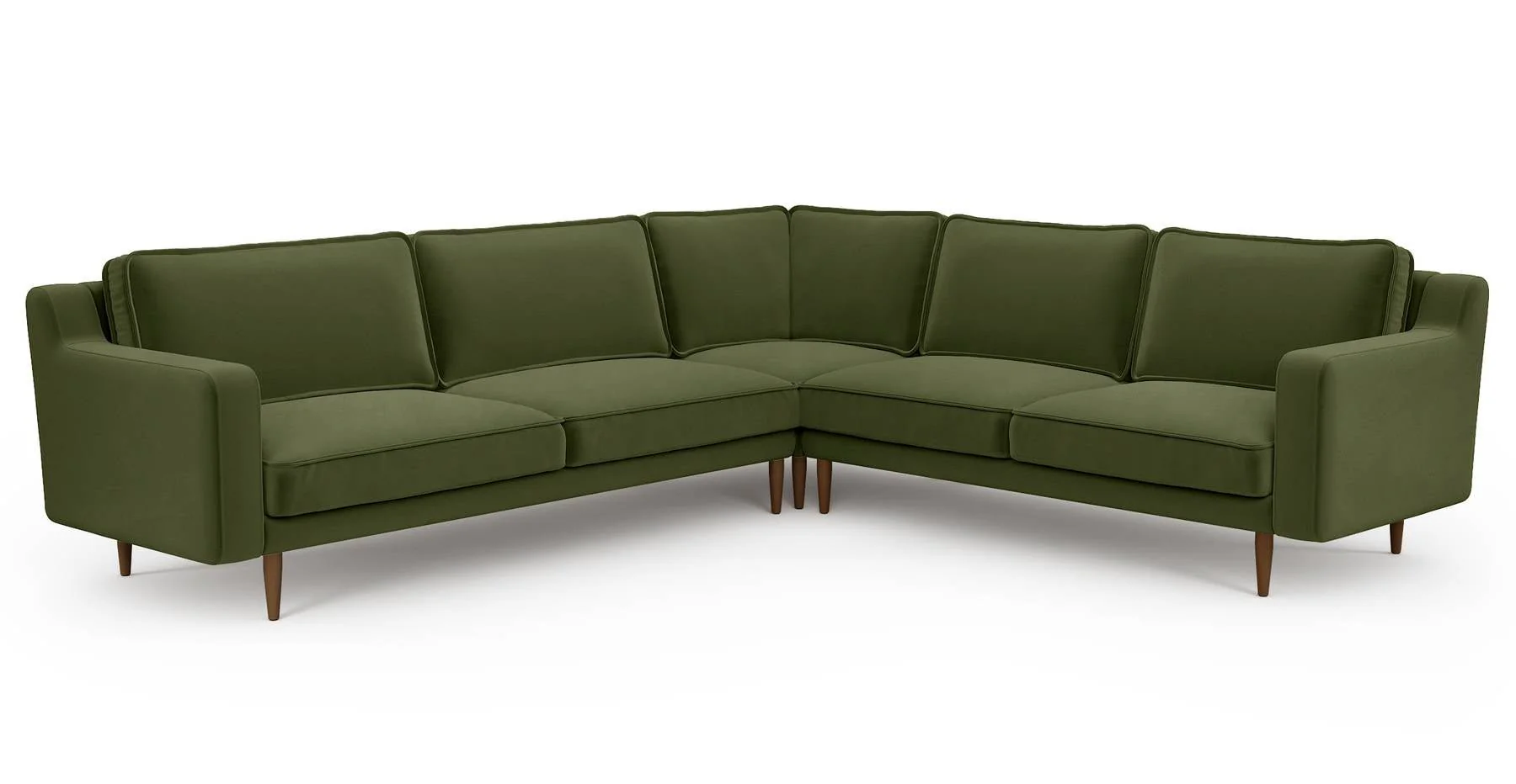 Klem Slim 283 x 257 Köşe Ahşap Ayak - Kadife - Image 7