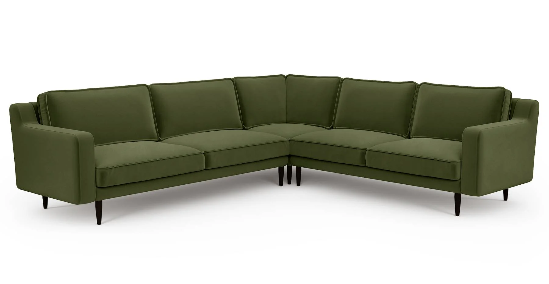 Klem Slim 283 x 257 Köşe Ahşap Ayak - Kadife - Image 8