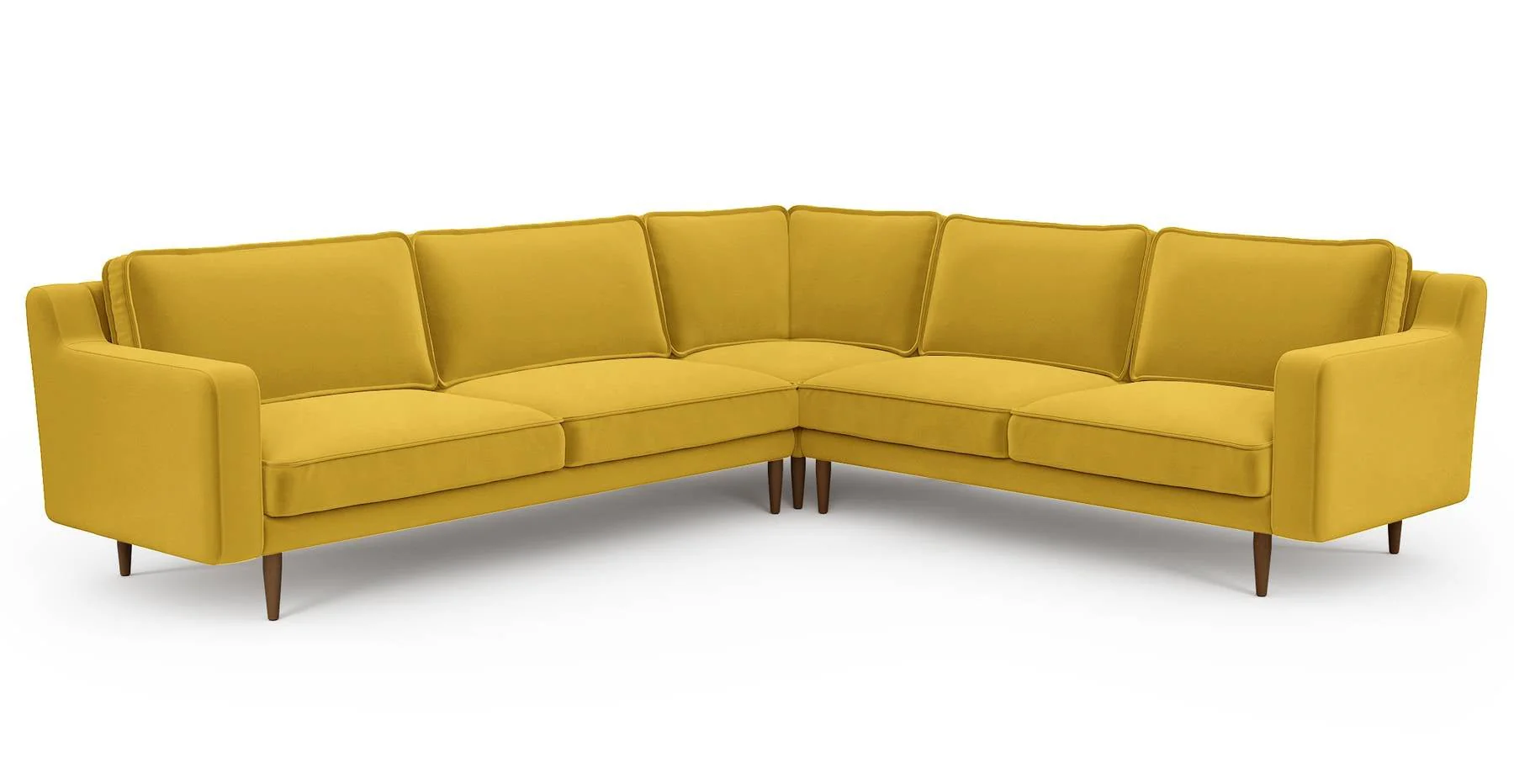 Klem Slim 283 x 257 Köşe Ahşap Ayak - Kadife - Image 9