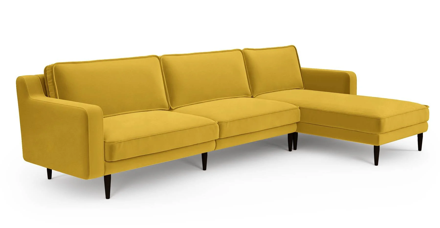 Klem Slim 312 x 171 Köşe Ahşap Ayak - Kadife - Image 13