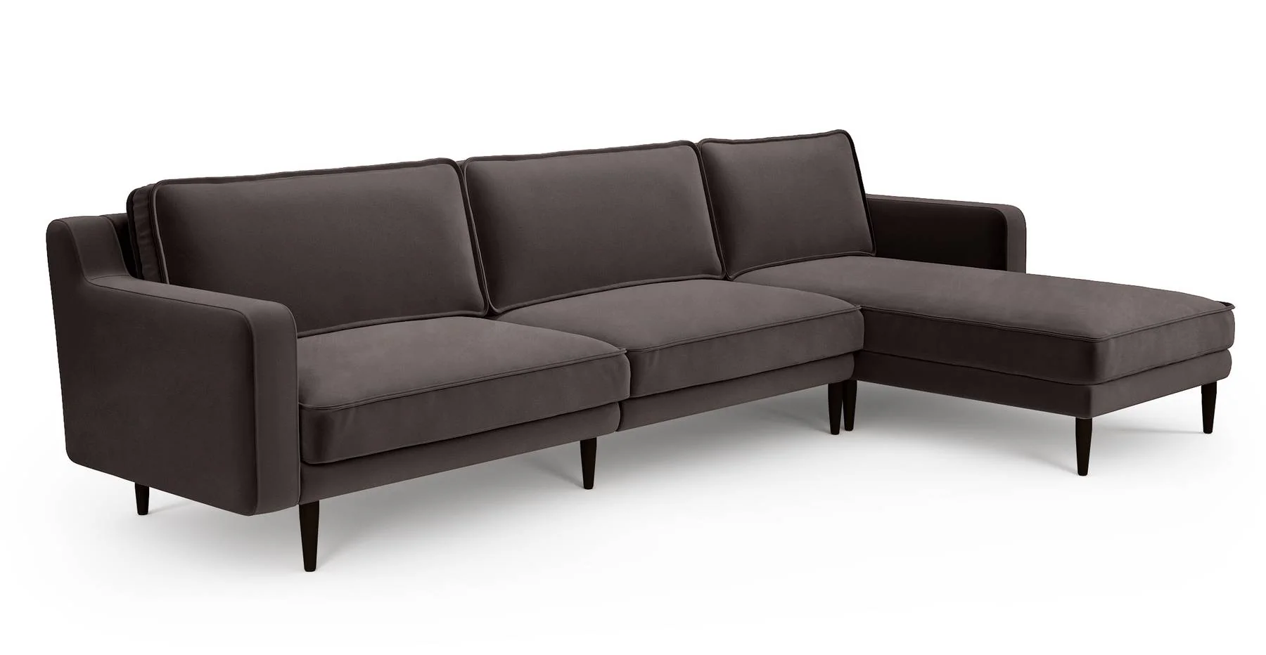 Klem Slim 312 x 171 Köşe Ahşap Ayak - Kadife - Image 16