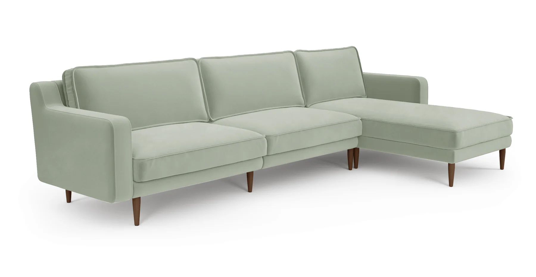 Klem Slim 312 x 171 Köşe Ahşap Ayak - Kadife - Image 17