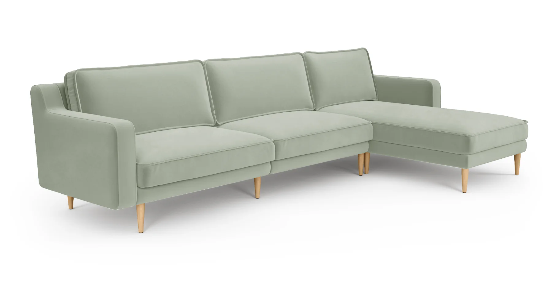 Klem Slim 312 x 171 Köşe Ahşap Ayak - Kadife - Image 18