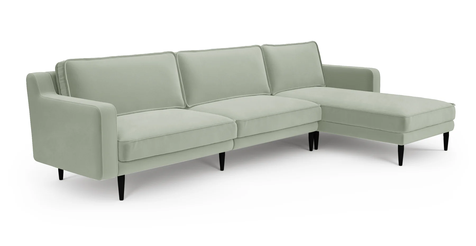 Klem Slim 312 x 171 Köşe Ahşap Ayak - Kadife - Image 19
