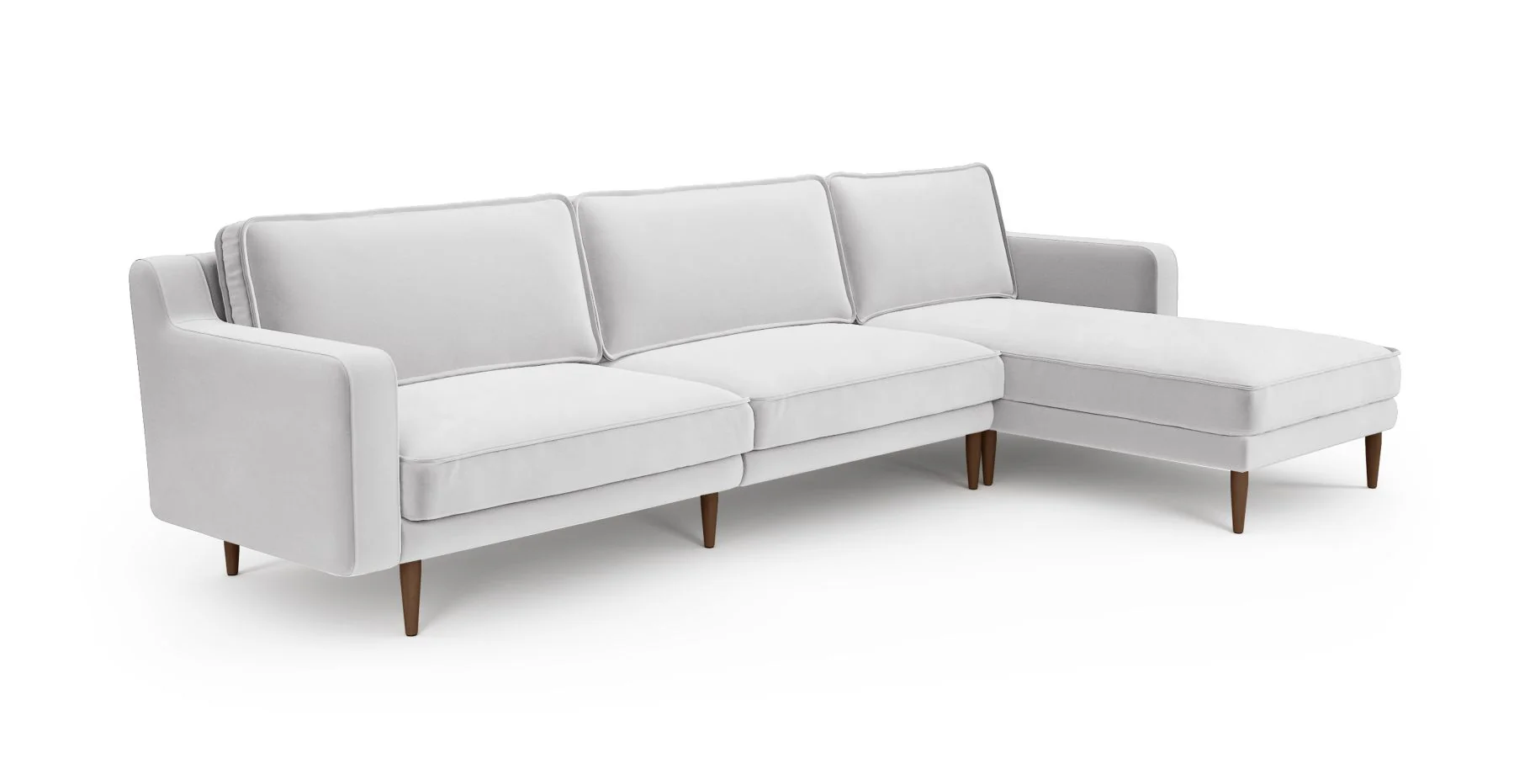 Klem Slim 312 x 171 Köşe Ahşap Ayak - Kadife - Image 20