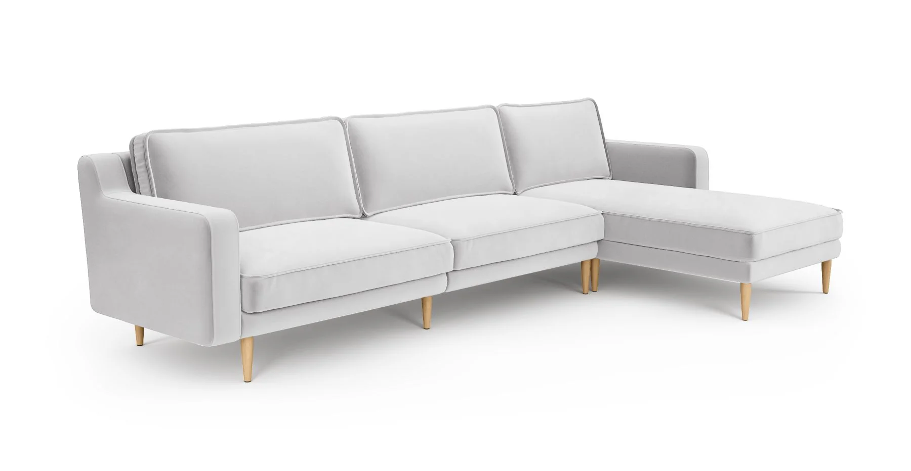 Klem Slim 312 x 171 Köşe Ahşap Ayak - Kadife - Image 21