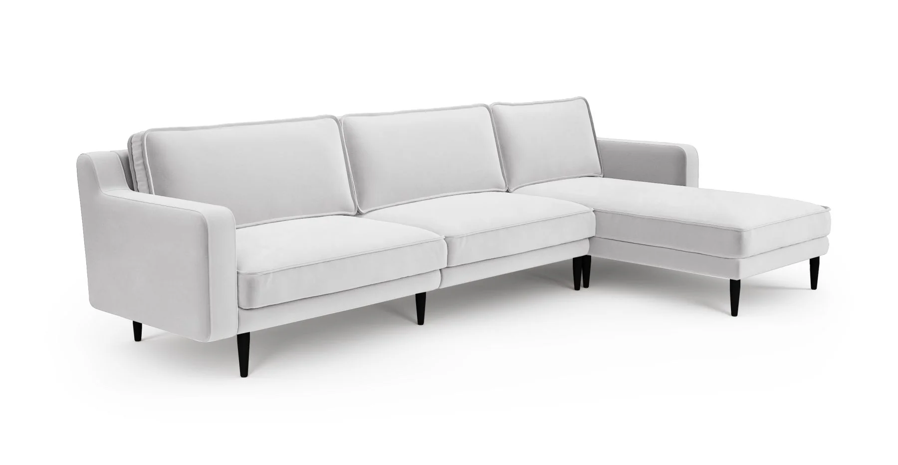 Klem Slim 312 x 171 Köşe Ahşap Ayak - Kadife - Image 22