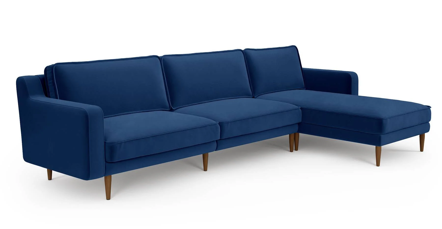 Klem Slim 312 x 171 Köşe Ahşap Ayak - Kadife - Image 5