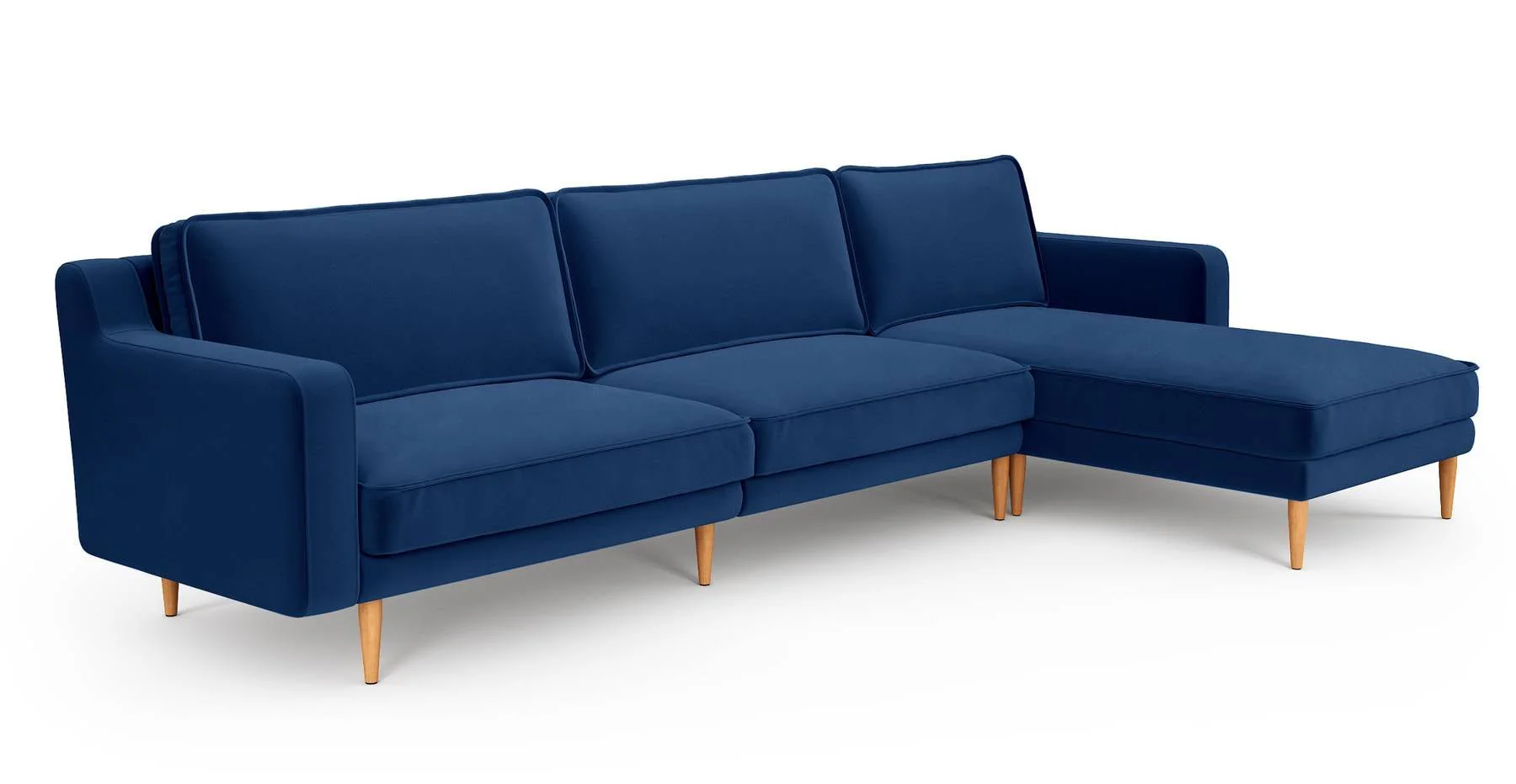 Klem Slim 312 x 171 Köşe Ahşap Ayak - Kadife - Image 6